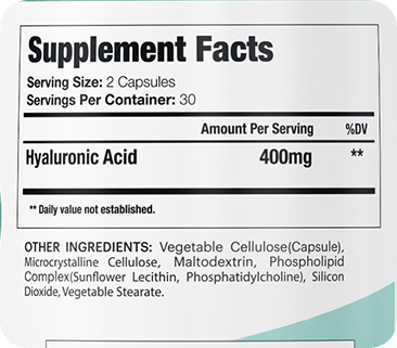 GenuinePurity HLA - Supplement Facts
