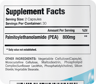 GenuinePurity Liposomal PEA - Supplement Facts